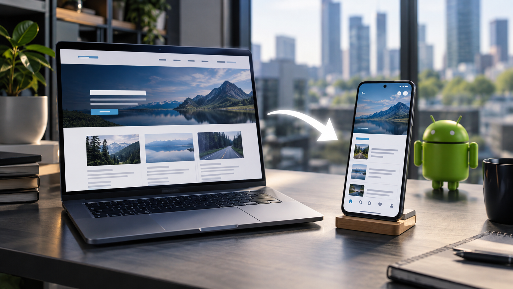 Convertiré tu sitio web en una aplicación Android