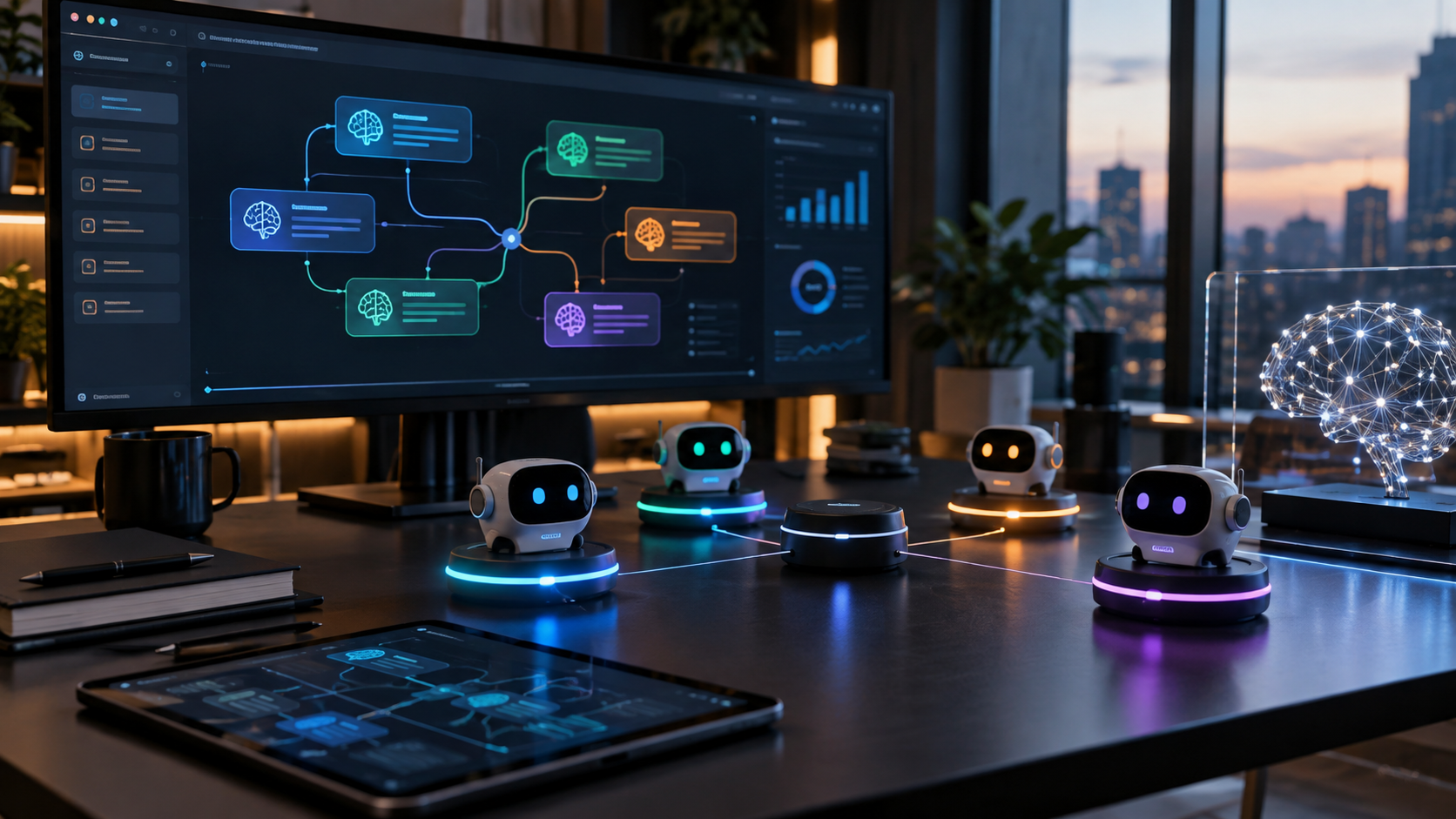 Crearé un sistema multiagente de inteligencia artificial