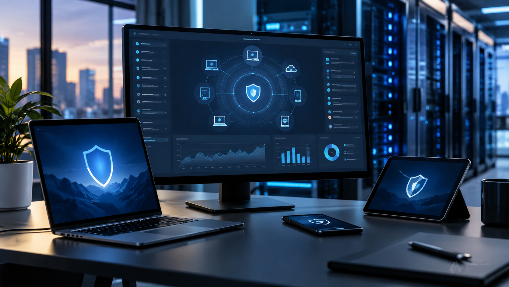 Protegeré tus equipos con SentinelOne y antivirus empresarial