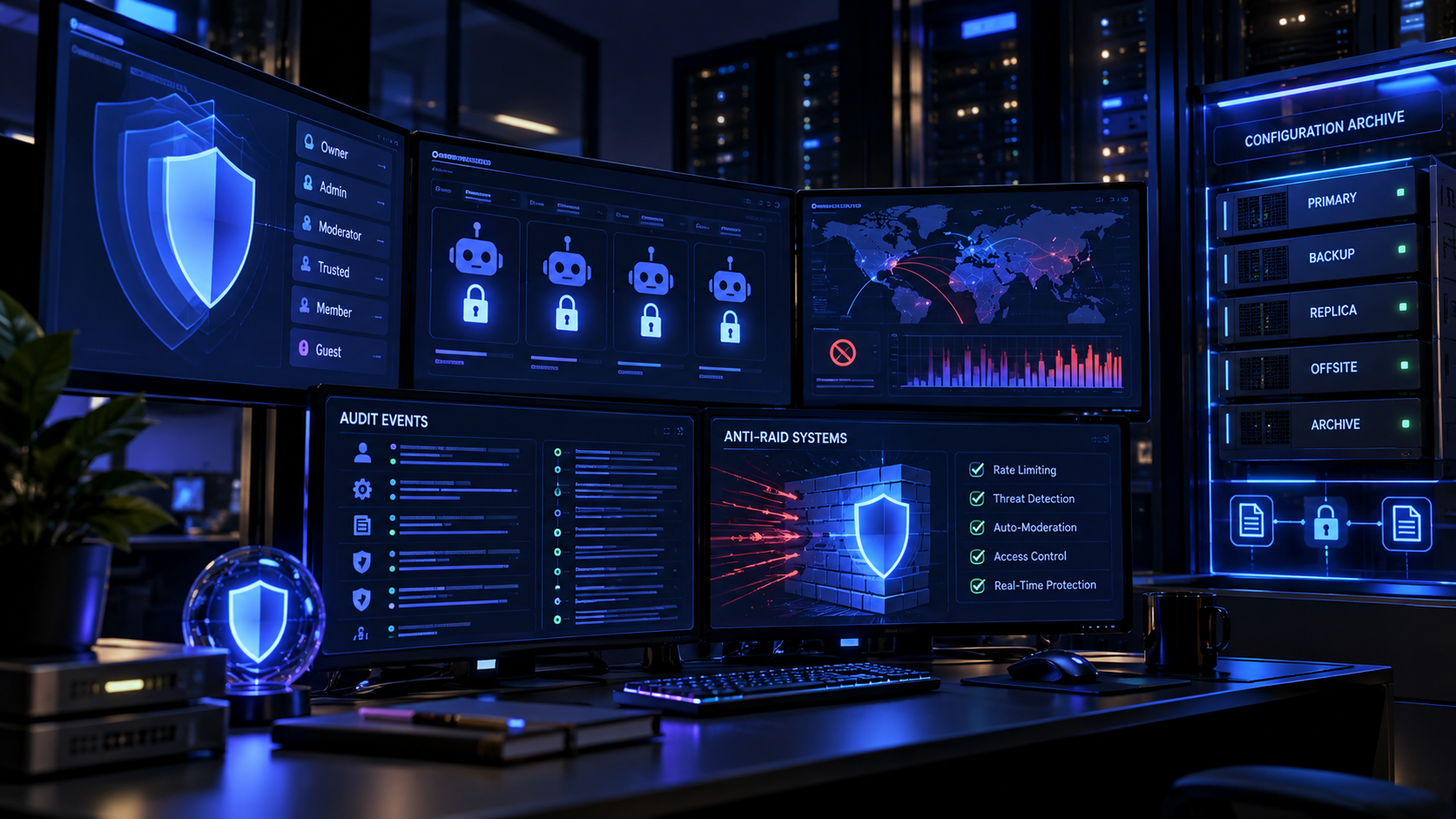 Protegeré tu servidor de Discord con antinuke y antiraid